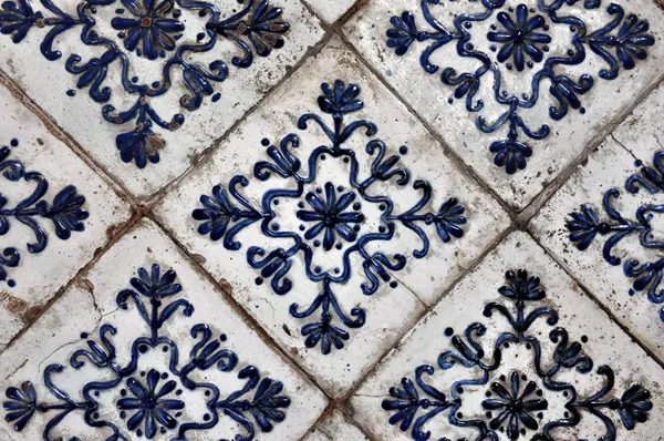 Antique ceramic stove tiles