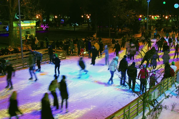 Ice rink in the Gorky park in Moscow