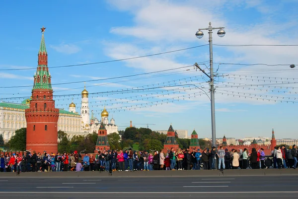 Olympic flame arrival to Moscow