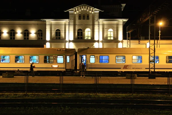 Train in station