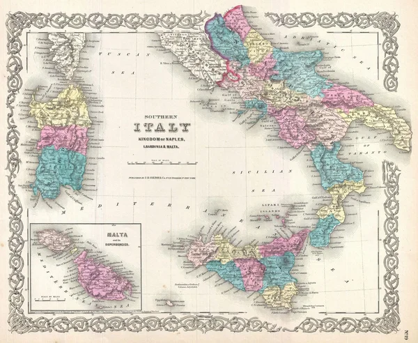 Italy old map