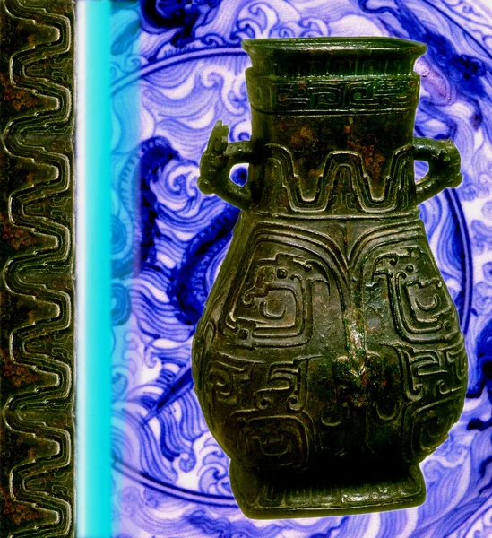 The ancient Chinese bronze ware,