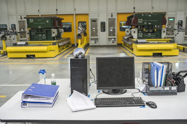 Modern car production line