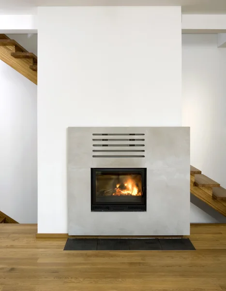 Fire place in living room