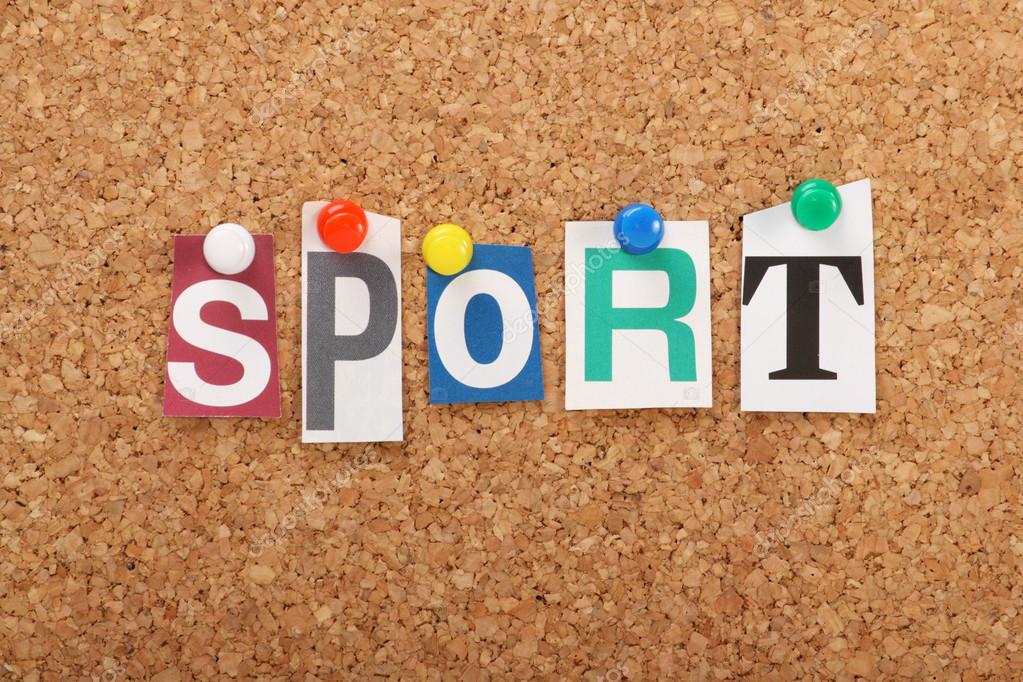 The word Sport — Stock Photo © thinglass 28754271