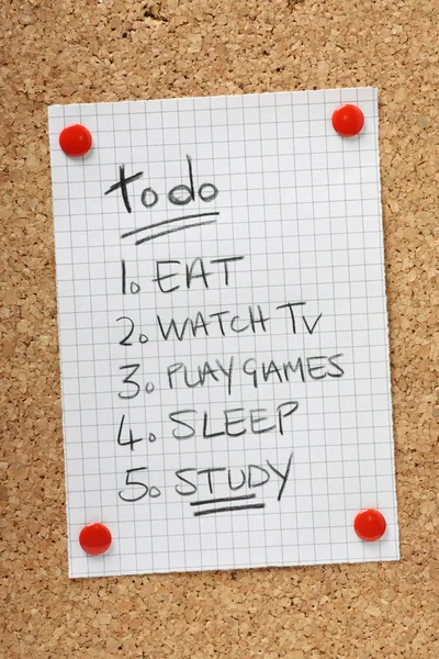 A To Do List for Students