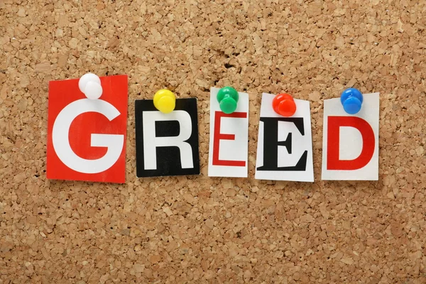 The word Greed