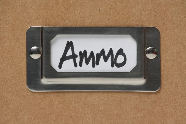 Ammo Storage Drawer Label
