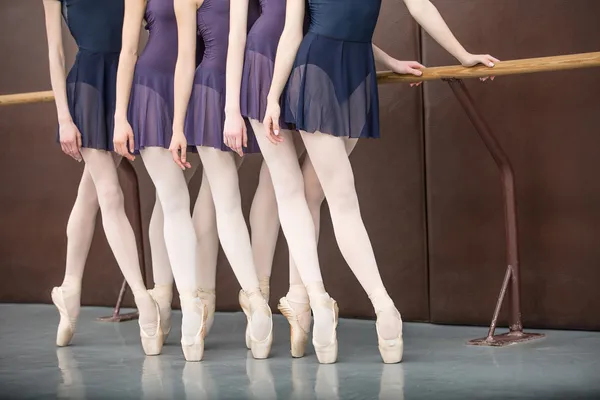 Five ballet dancers