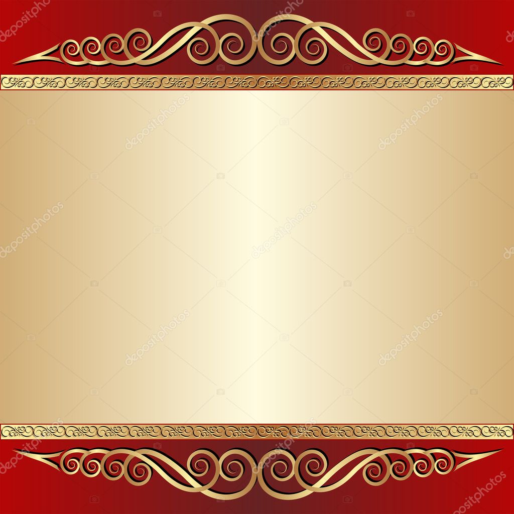 Red and gold background Stock Illustration Red and gold background Stock Illustration