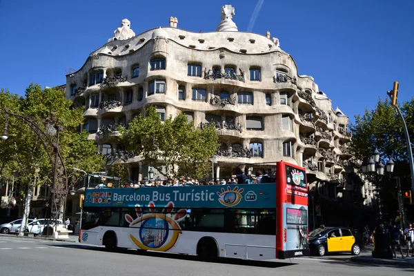 Tourist bus in Barcelona, Spain