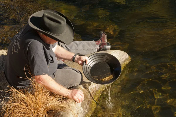 Gold panning