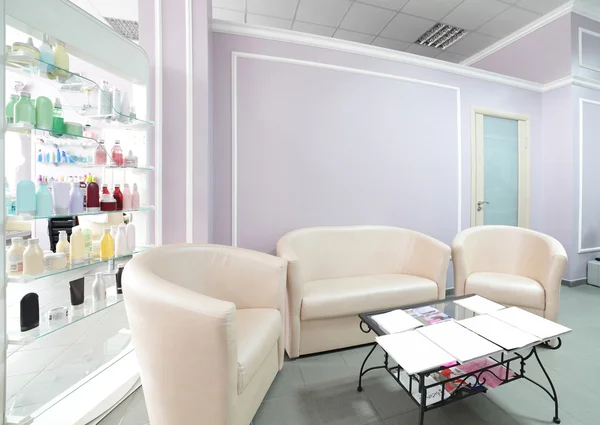 Clean european hair salon