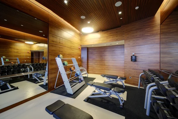 Modern european sport gym without people