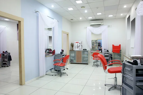 Interior of modern beauty salon