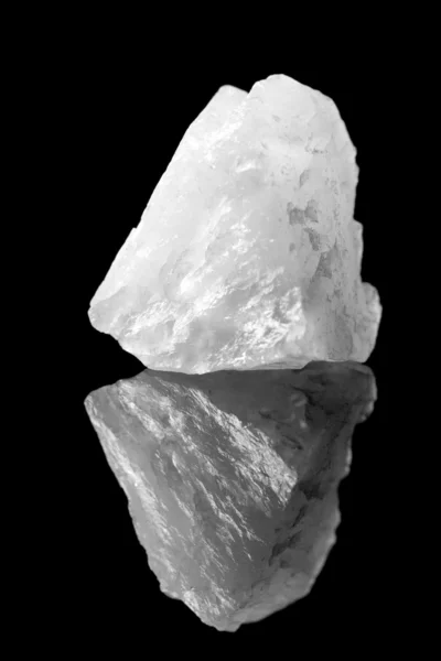 Uncut gemstone milky quartz