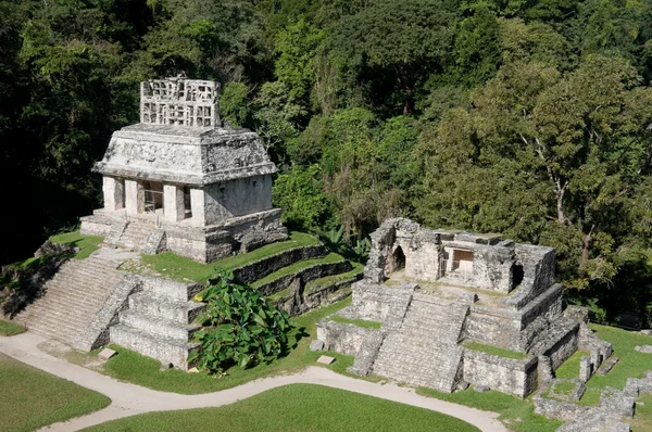 Temple of the Sun at the Mayan ruins of Palenque (Mexico)