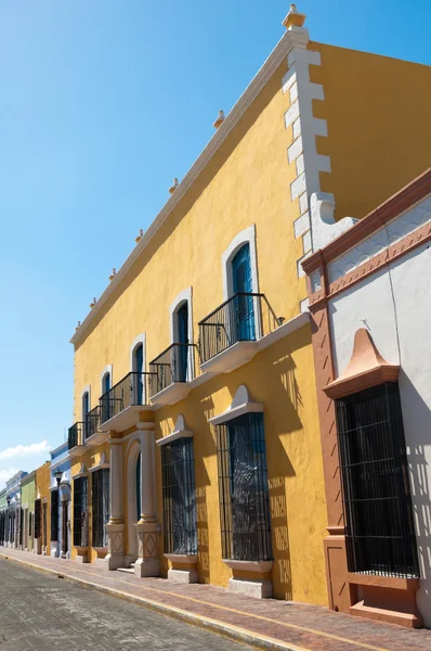 Colonial architecture in Campeche (Mexico)