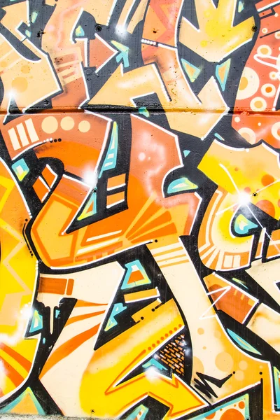 Colorful graffiti, abstract grunge graffiti background