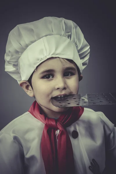 Child dress funny chef