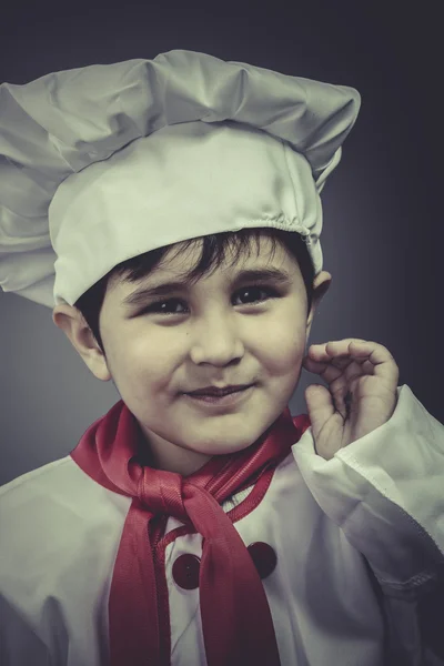Child dress funny chef