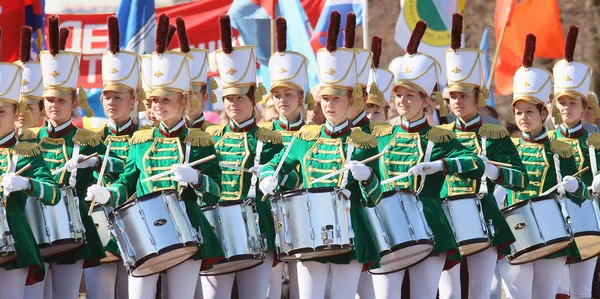 Marching band on May Day demonstration