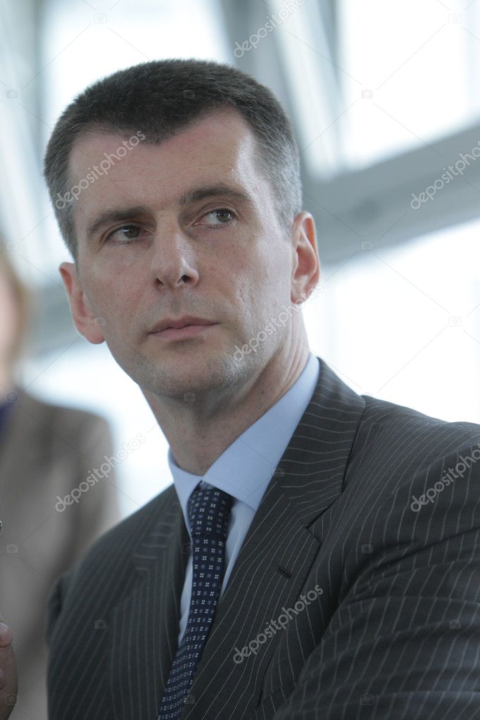 Michail Prochorow, Eigentümer Onexim Gruppe, Vorsitzender des Ausschusses ...