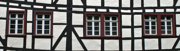 Detail of typical half timbered house