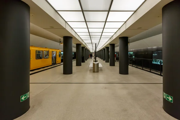 BERLIN - AUGUST 24: Bundestag Subway Station (U-Bahn Station) on