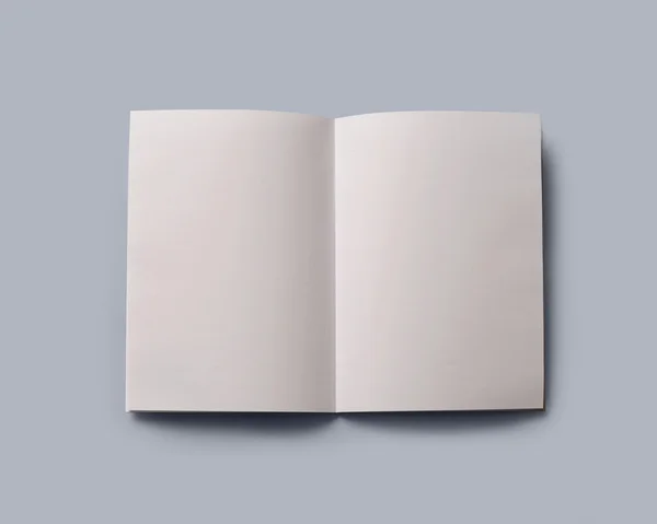 Open blank book with clipping path — Stock Photo #20262333
