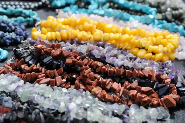 Beads from semiprecious stones