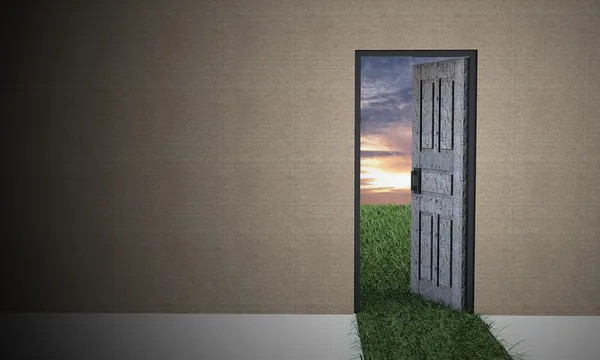 Open door to new world.