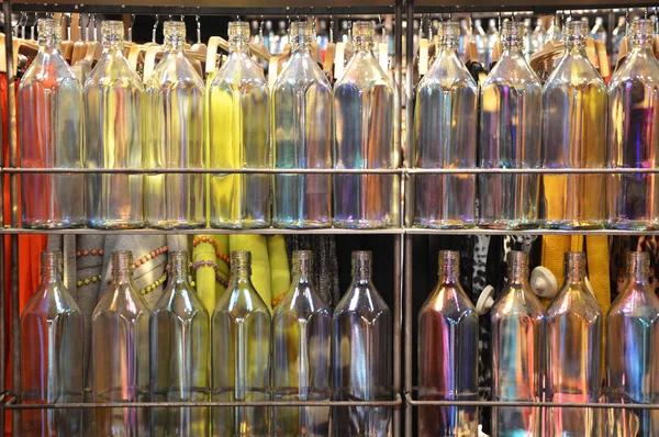 Multi-colored bottles