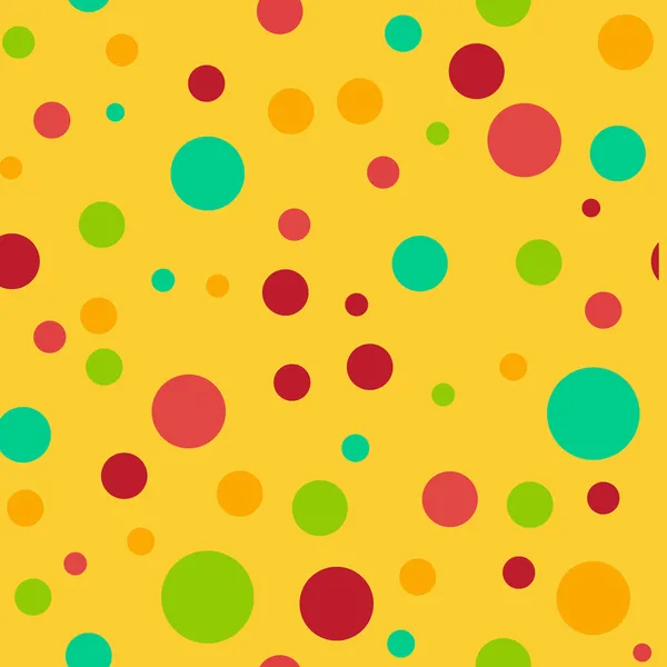 Seamless Bright Multi Polka Dot