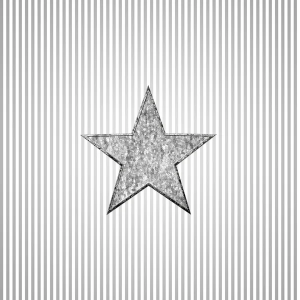 Silver Star on Stripes