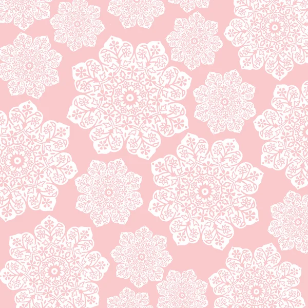 Pink & White Floral Batik