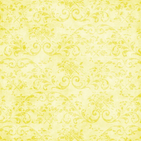 Light Yellow Floral Tapestry Pattern