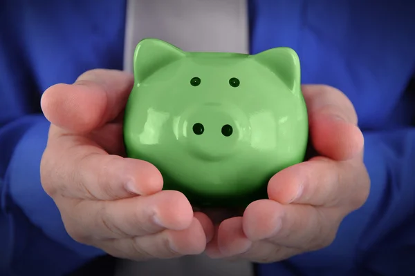 Green Money Piggy Bank
