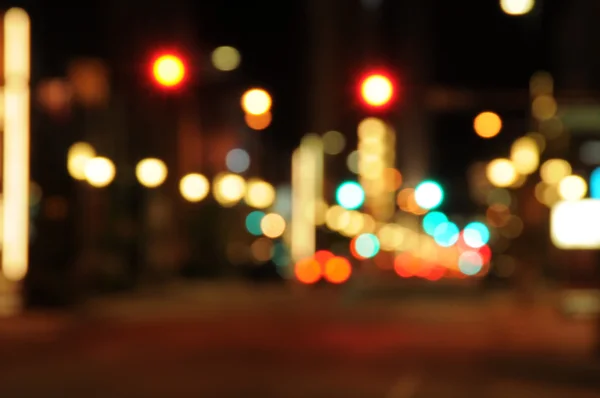 Blured city lights
