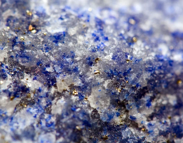 Abstract background. Blue crystals. Macro