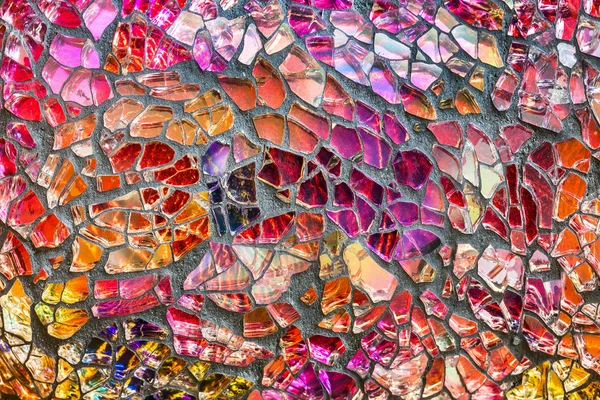 Mosaic of colored glass