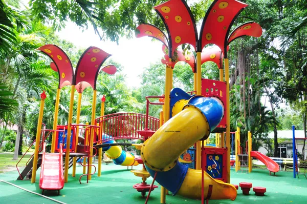 Modern children playground in park