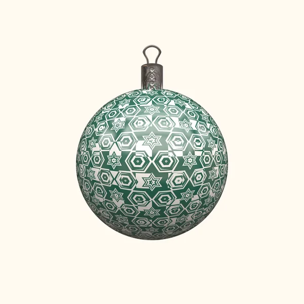 Green christmas ball