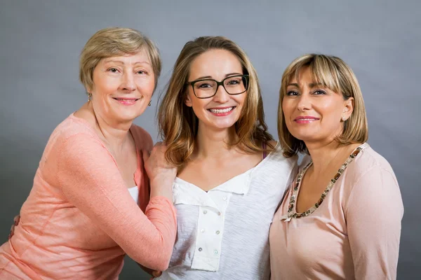 Three generations of charming women