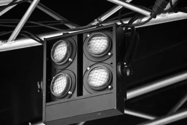 Suspended stage lights