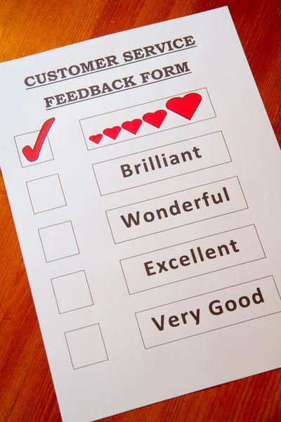 Fun Customer Service Feedback Form-love