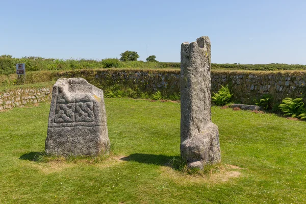 King Donierts Stone Bodmin Moor Cornwall England Cornish tourist attraction.