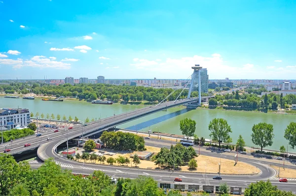 New Bridge in Bratislava, Slovakia.