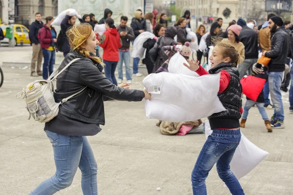 International pillow fight day