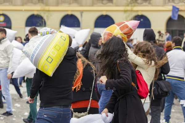 International pillow fight day